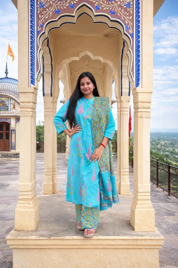 Sky_Blue_Cotton_Co_Ord_Set_For_Women