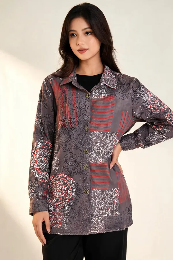 Grey_Cotton_Printed_Casual_Shirt_For_Women