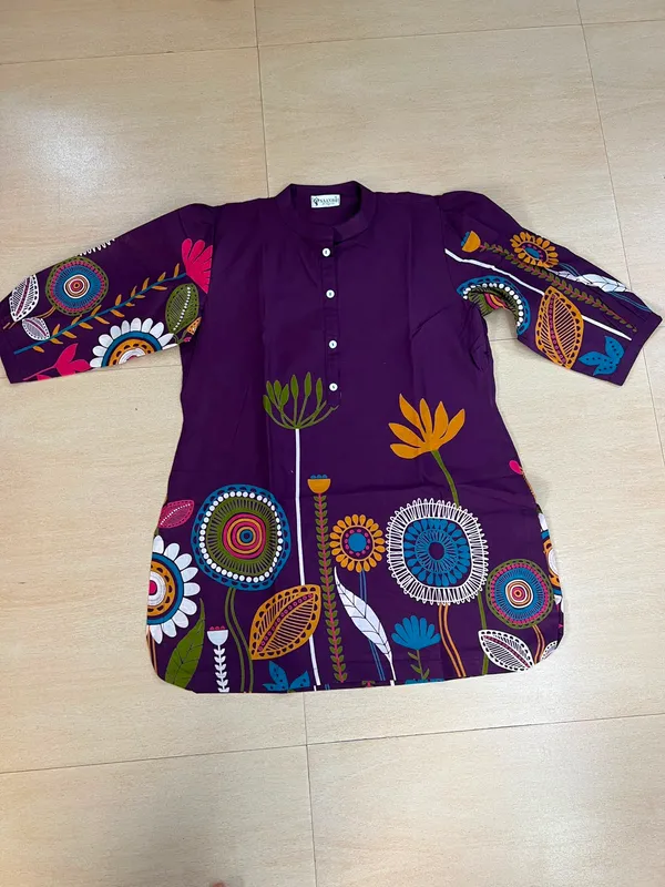 Purple_Cotton_Straight_Floral_Print_Kurta_Pant_Set_For_Women