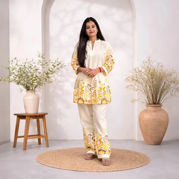 Golden_Cotton_Embroidered_Co_Ord_Set_For_Women
