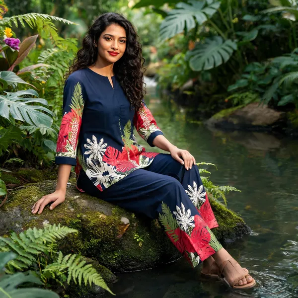 Blue_Cotton_Floral_Co_Ord_Set_For_Women