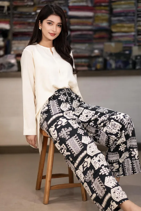 Black_Cotton_Wide_Leg_Geometric_Print_Palazzo_Pants_For_Women