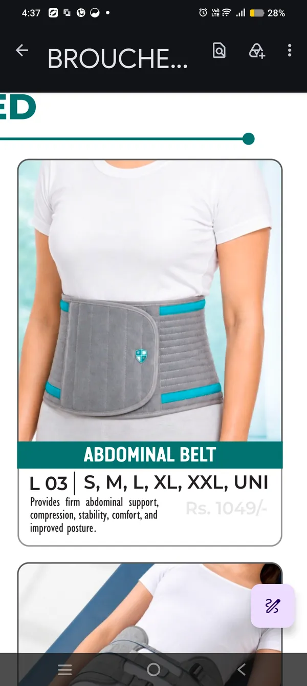 Grey_Rib_Support_Belt_With_Pad