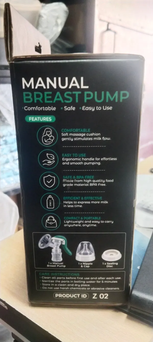 JDComfort_Manual_Breast_Pump