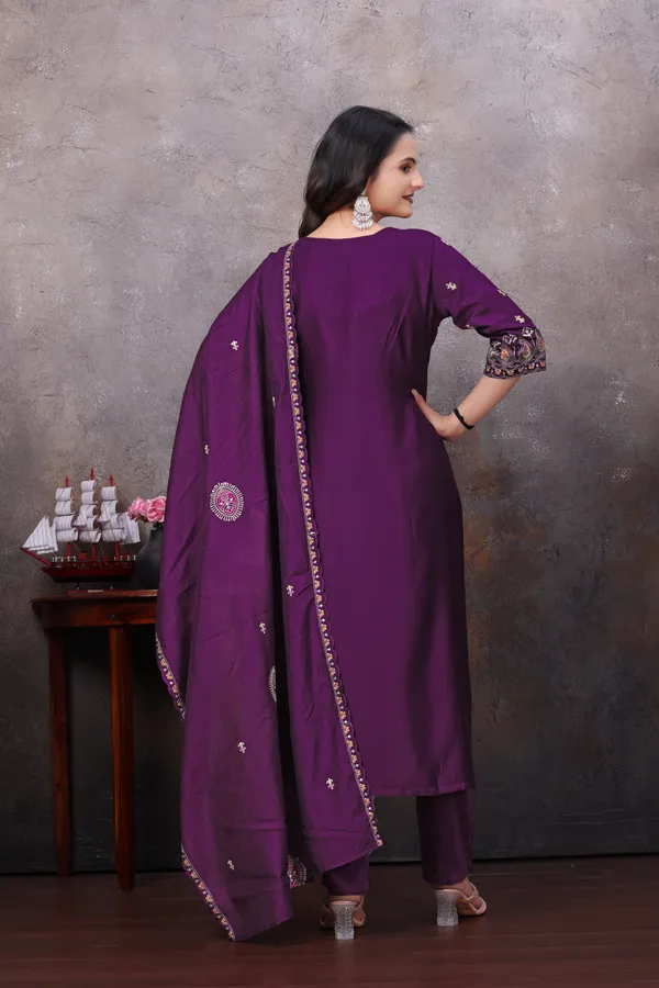 Purple_Gaji_Silk_Kurta_Set_For_Women