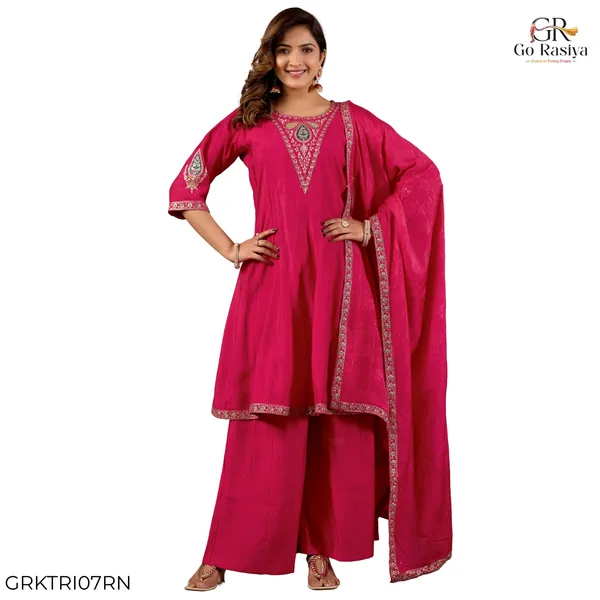 Magenta_Roman_Silk_Kurta_Set_With_Dupatta_For_Women