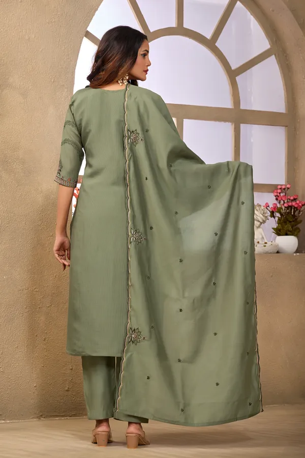 Olive_Green_Roman_Fancy_Lining_Ethnic_Suit_Set_For_Women