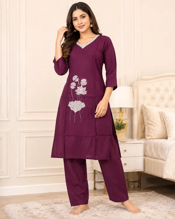 Dabu_Cotton_Night_Suit_Set_For_Women