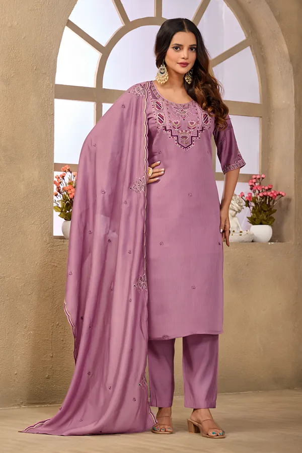 Mauve_Roman_Fancy_Lining_Straight_Suit_Set_For_Women