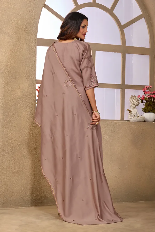 Mauve_Roman_Fancy_Lining_Kurta_Set_For_Women