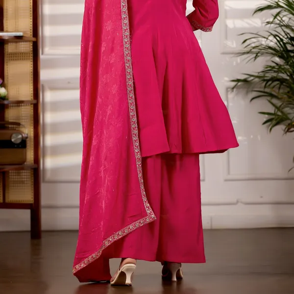 Magenta_Roman_Silk_Kurta_Set_With_Dupatta_For_Women