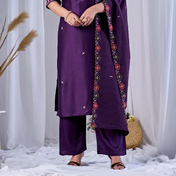 Purple_Gaji_Cotton_Straight_Suit_Set_For_Women