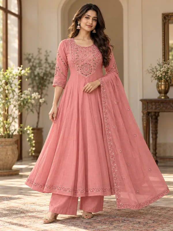 Coral_Coral_Anarkali_Kurta_Set_For_Women
