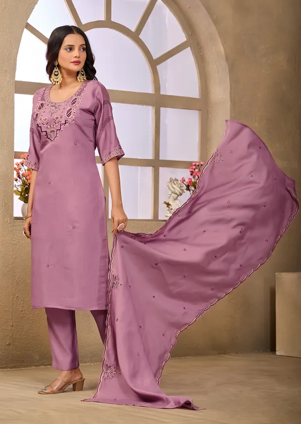 Mauve_Roman_Fancy_Lining_Straight_Suit_Set_For_Women