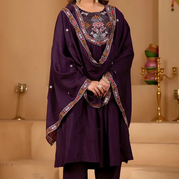Purple_Roman_Silk_Anarkali_Suit_Set_For_Women