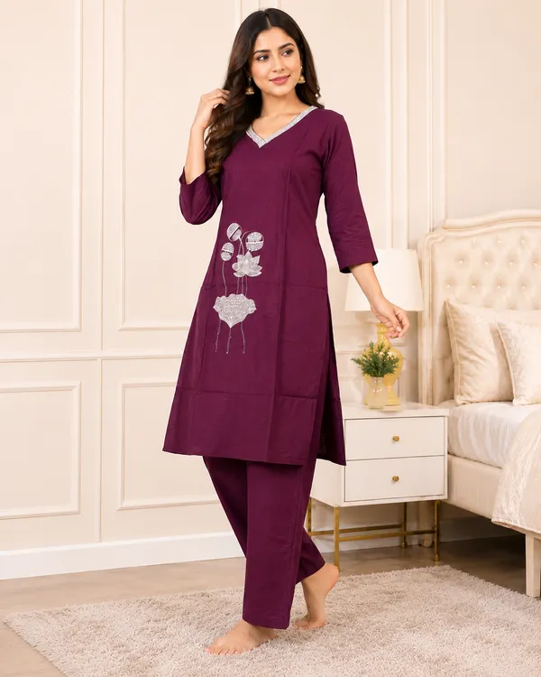 Dabu_Cotton_Night_Suit_Set_For_Women