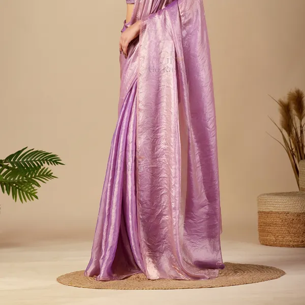 Lavender_Fancy_Satin_Saree_With_Blouse_For_Women