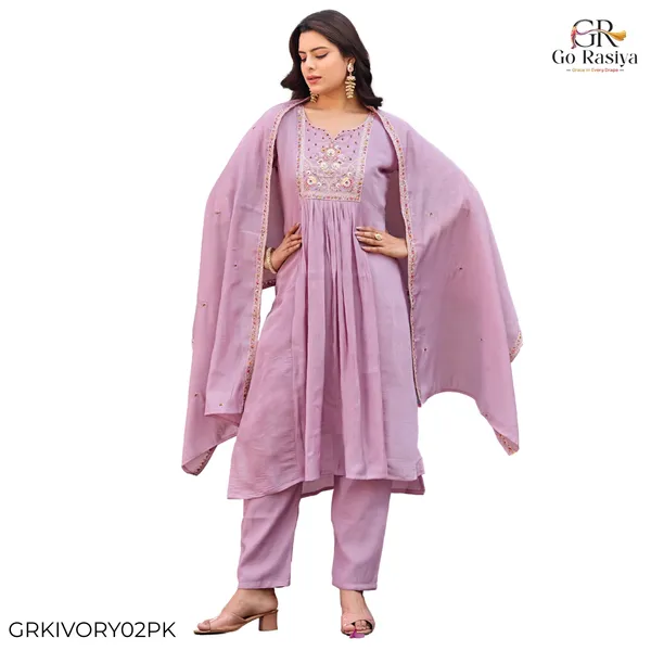 Lilac_Mal_Chanderi_Anarkali_Suit_Set_For_Women