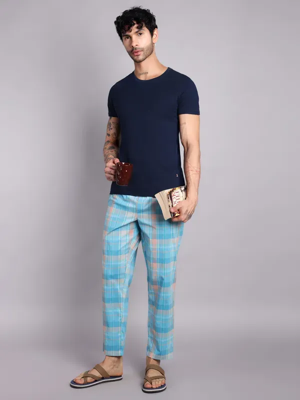 Minjar_Men_S_Pure_Cotton_Plaid_Pajama_Light_Blue_And_Peach_Regular_Fit_E_More