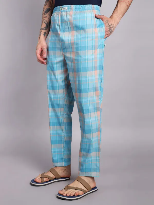 Minjar_Men_S_Pure_Cotton_Plaid_Pajama_Light_Blue_And_Peach_Regular_Fit_E_More