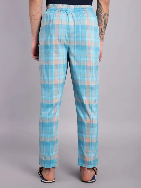 Minjar_Men_S_Pure_Cotton_Plaid_Pajama_Light_Blue_And_Peach_Regular_Fit_E_More