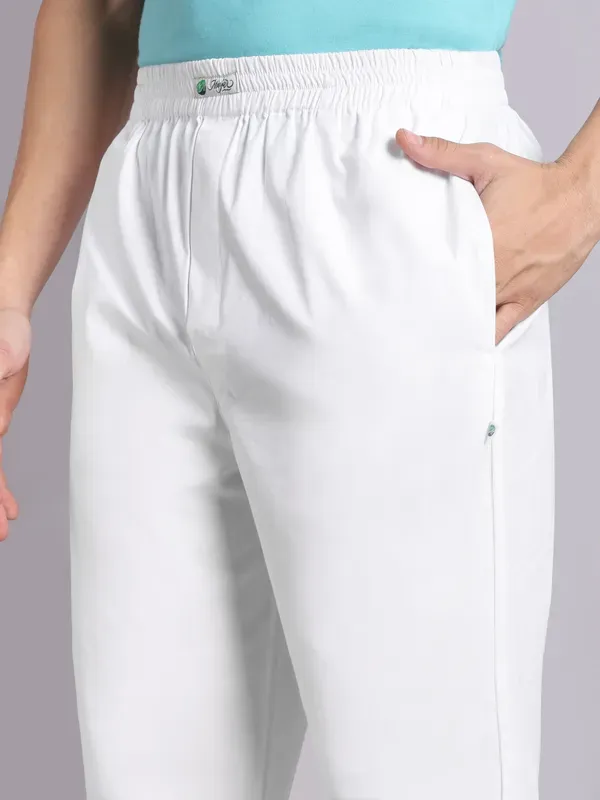White_Mens_Pure_Cotton_Pajama