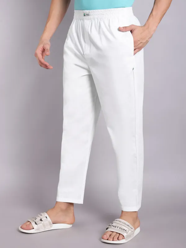 White_Mens_Pure_Cotton_Pajama