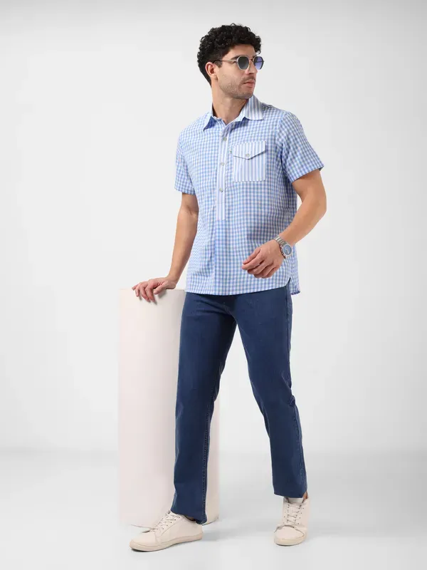 Minjar_Men_S_Cotton_Check_Kurta_Shirt_Breathable_Fabric_Relaxed_Fit_M_More