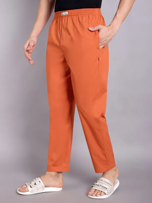 Mens_Orange_Solid_Modern_Realxed_Pajama