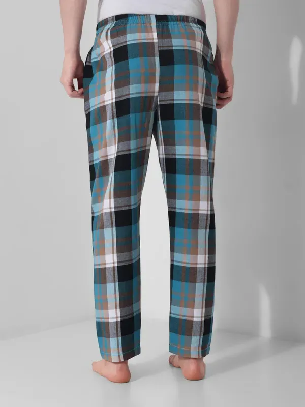 Minjar_Men_S_Checkered_Lounge_Pants_Blue_Black_White_Plaid_Elastic_Waist_More
