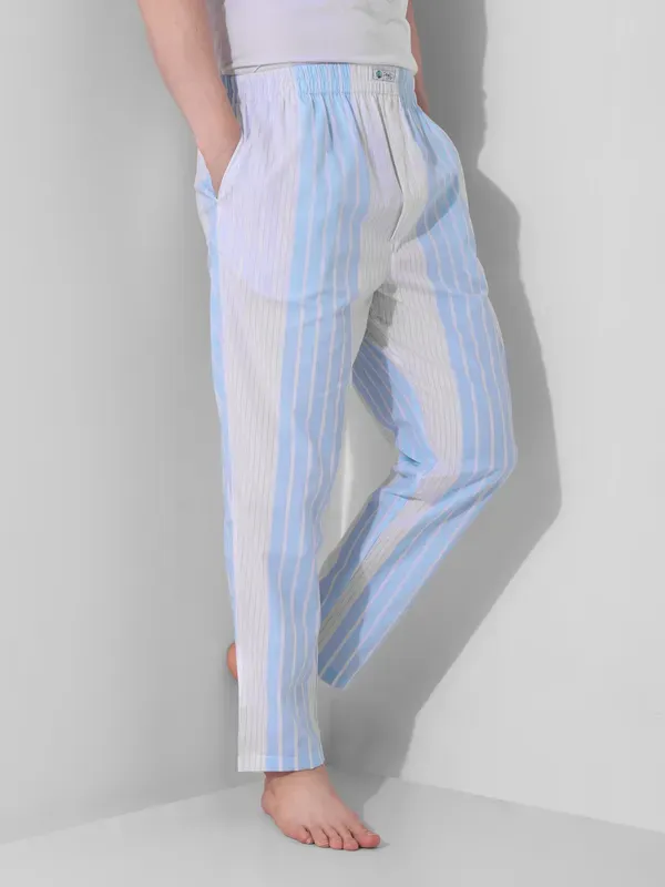 Minjar_Blue_White_Stripes_Mens_Pajama