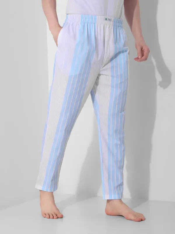 Minjar_Blue_White_Stripes_Mens_Pajama
