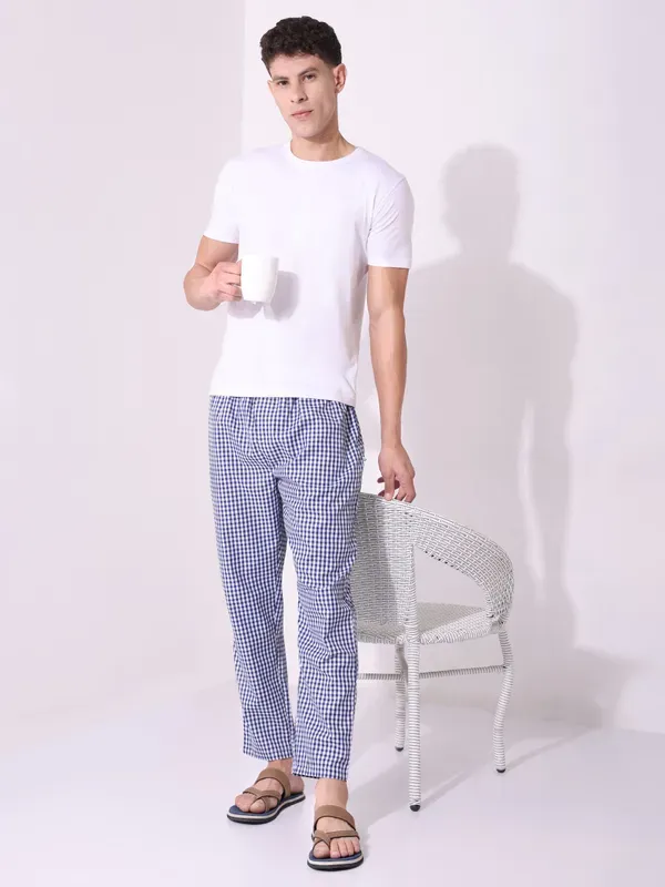 Men_S_Multicolor_Checkered_Pure_Cotton_Pajama_Comfortable_Loungewear_Ca