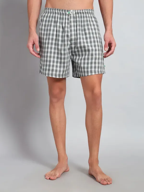 Dark_Olive_Check_Modern_Relaxed_Boxer_Shorts_For_Men