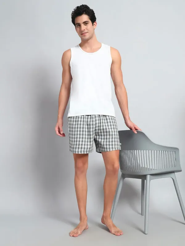 Dark_Olive_Check_Modern_Relaxed_Boxer_Shorts_For_Men