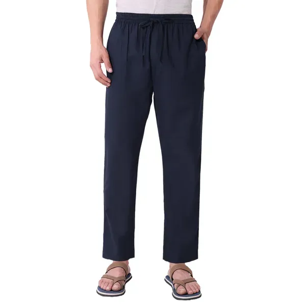 Men_S_Cotton_Pyjama_Pants_Soft_Lightweight_Fabric_Navy_Color_Elastic_W