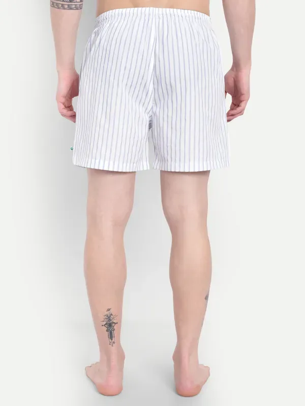 White_Royal_Blue_Cathrin_Stripe_Modern_Relaxed_Boxer_Shorts_For_Men