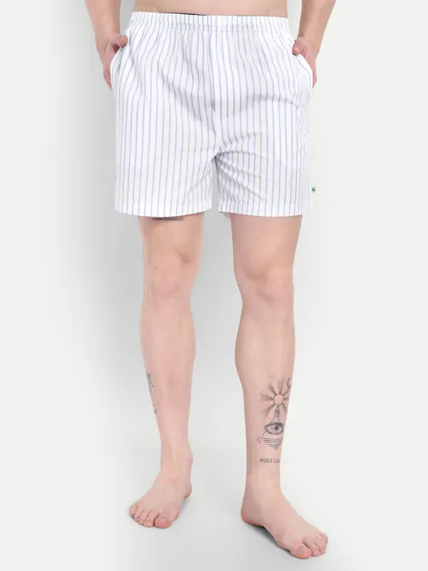 White_Royal_Blue_Cathrin_Stripe_Modern_Relaxed_Boxer_Shorts_For_Men