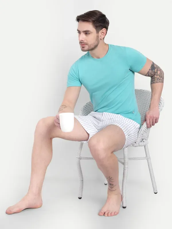 White_Royal_Blue_Cathrin_Stripe_Modern_Relaxed_Boxer_Shorts_For_Men
