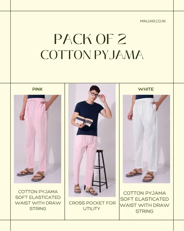 Pack_Of_2_Mens_Pure_Cotton_Pajama_Elasticated_Waist_With_Drawstring