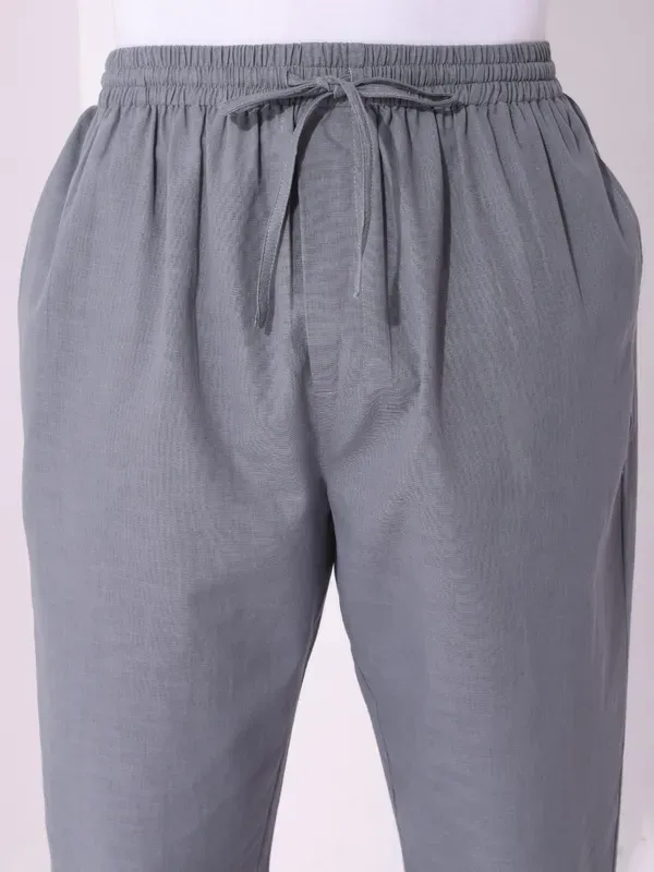 Men_S_Solid_Grey_Pure_Cotton_Pajama_Comfortable_Loungewear_Casual_Pants