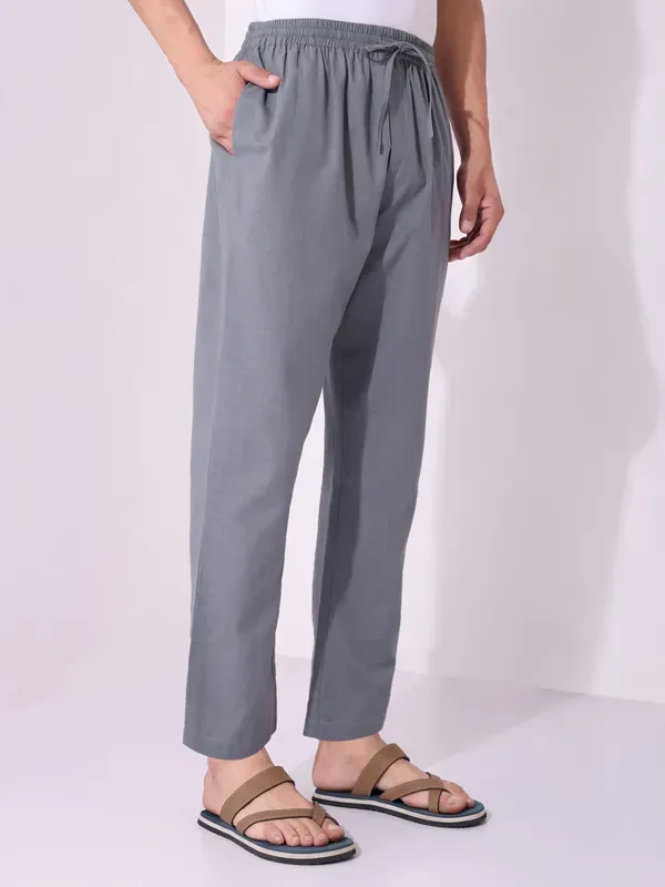 Men_S_Solid_Grey_Pure_Cotton_Pajama_Comfortable_Loungewear_Casual_Pants