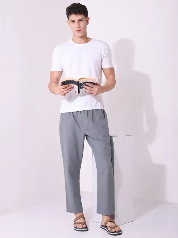 Men_S_Solid_Grey_Pure_Cotton_Pajama_Comfortable_Loungewear_Casual_Pants