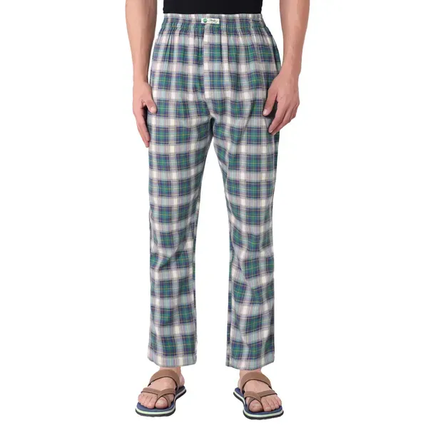 Men_S_Premium_Pure_Cotton_Lounge_Pants_Green_Blue_Checks