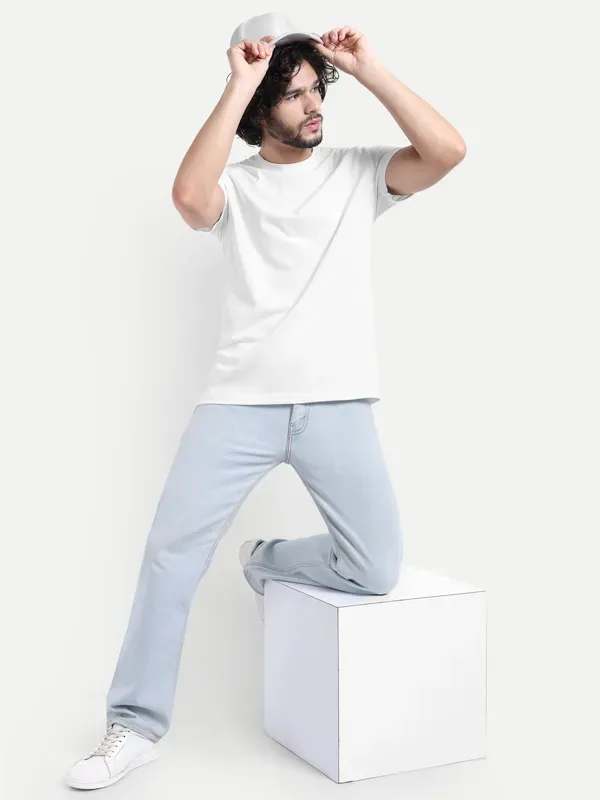 Men_S_Pure_Cotton_Blend_Regular_Fit_Solid_T_Shirt_Crew_Neck_Short_Sleeves
