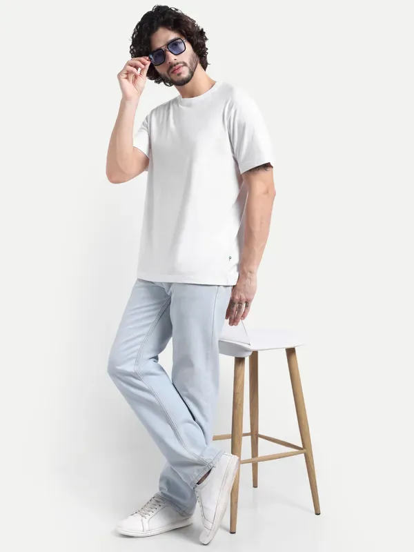 Men_S_Pure_Cotton_Blend_Regular_Fit_Solid_T_Shirt_Crew_Neck_Short_Sleeves