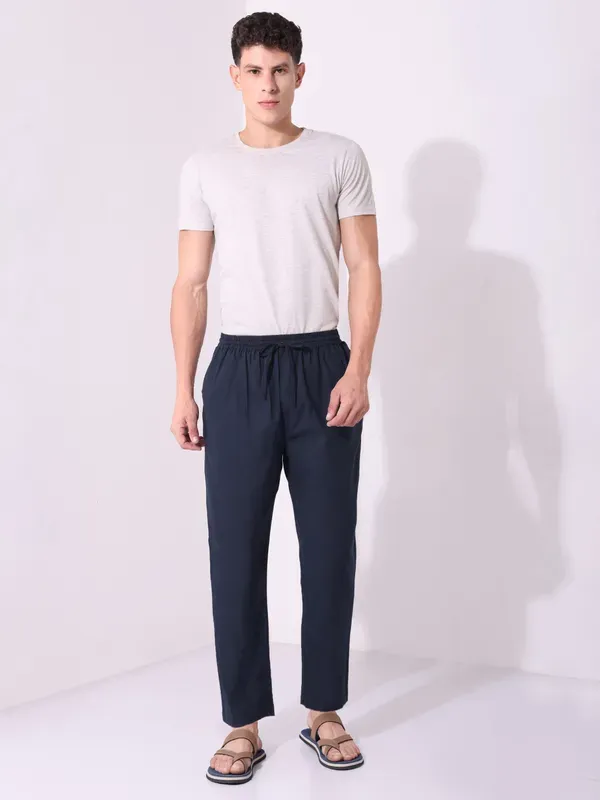 Men_S_Solid_Blue_Cotton_Pyjama_Comfortable_Loungewear_Casual_Pants_With_More