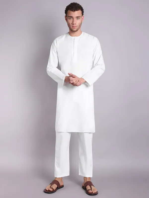 Pack_Of_2_Mens_Classic_Modern_White_Pure_Cotton_Pajama