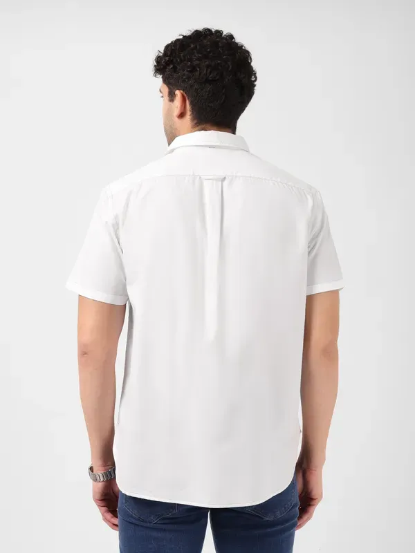 Minjar_Men_S_White_Solid_Cotton_Kurta_Shirt_Breathable_Fabric_Relaxed_F