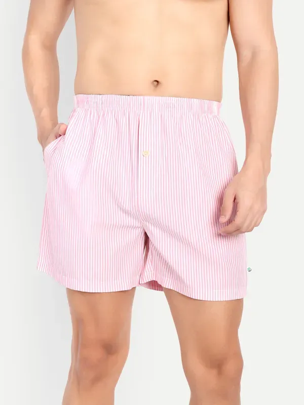 Pink_White_Oxford_Stripes_Pure_Cotton_Modern_Relaxed_Boxer_Shorts_For_Men